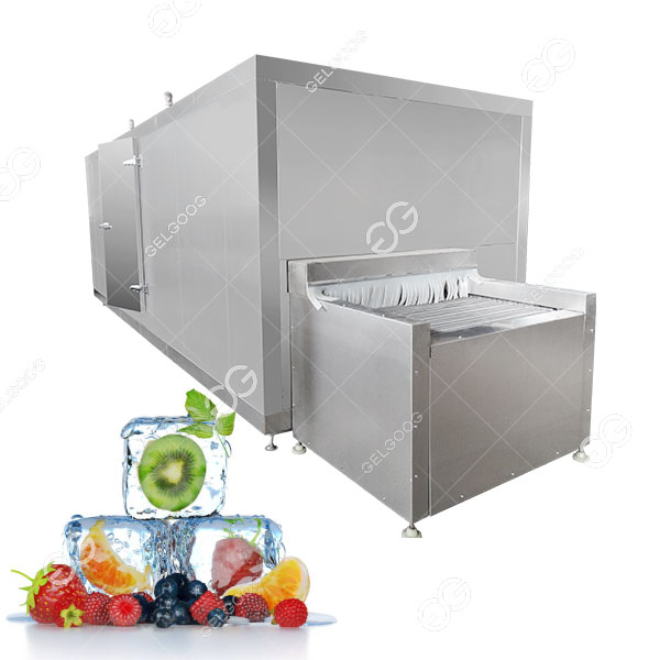 Automatic IQF Fruits And Vegetables Freezer Machine 