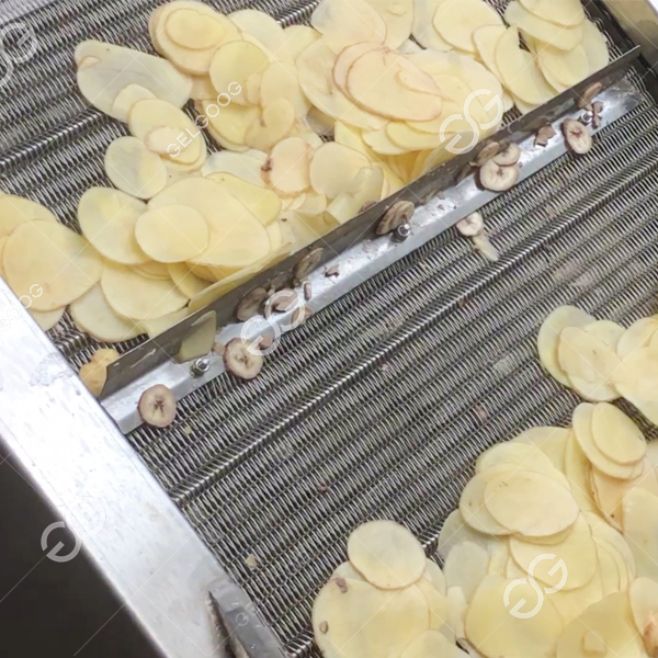 Potato Chips Cleaning Process Steps